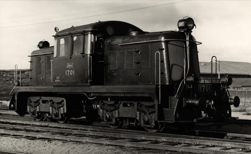 Dieselveturi ratapihalla.